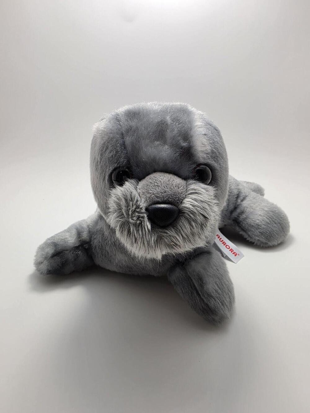Aurora Harbor Seal Stuffed Animal Plush! (9 inch)